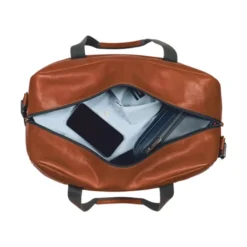 Leonhard Heyden Hamburg Travel Bag Cognac -Goedkope Koffert Rein Winkel image 1749