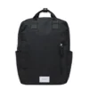 Sandqvist Knut Backpack Black With Black Webbing
