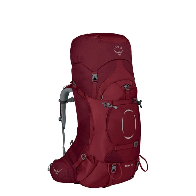 Osprey Ariel 55 Womens Backpack XS/S Claret Red 1 Osprey Ariel 55 Womens Backpack XS/S Claret Red