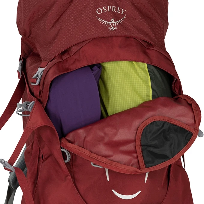Osprey Ariel 55 Womens Backpack XS/S Claret Red 12 Osprey Ariel 55 Womens Backpack XS/S Claret Red - Afbeelding 12
