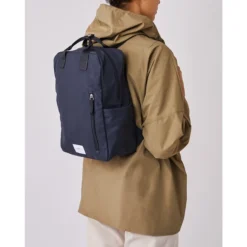 Sandqvist Knut Backpack II Navy Blue With Navy Webbing -Goedkope Koffert Rein Winkel image 18351
