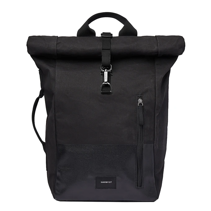 Sandqvist Dante Vegan Backpack Black With Coating 1 Sandqvist Dante Vegan Backpack Black With Coating