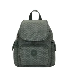 Kipling City Pack Mini Sign Green Emb