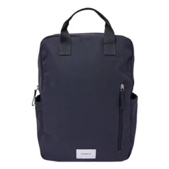 Sandqvist Knut Backpack Navy Blue With Navy Webbing