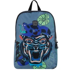 Pick & Pack Dangerous Cat AOP Backpack L Jeans Blue