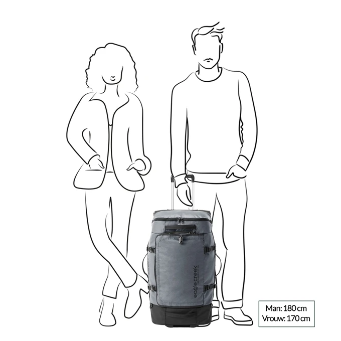 Eagle Creek Cargo Hauler XT Wheeled Duffel 90L/29" Charcoal 2 Eagle Creek Cargo Hauler XT Wheeled Duffel 90L/29" Charcoal - Afbeelding 2