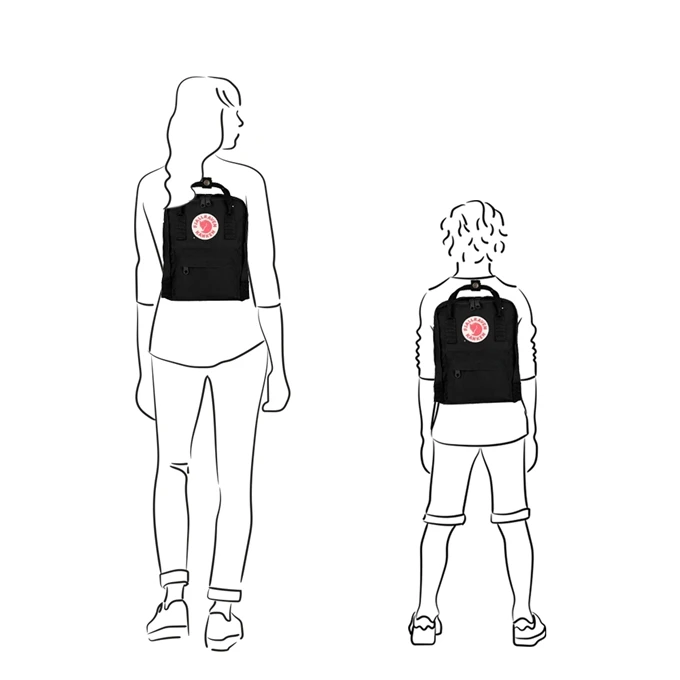 Fjallraven Kanken Mini Rugzak Pink 2 Fjallraven Kanken Mini Rugzak Pink - Afbeelding 2