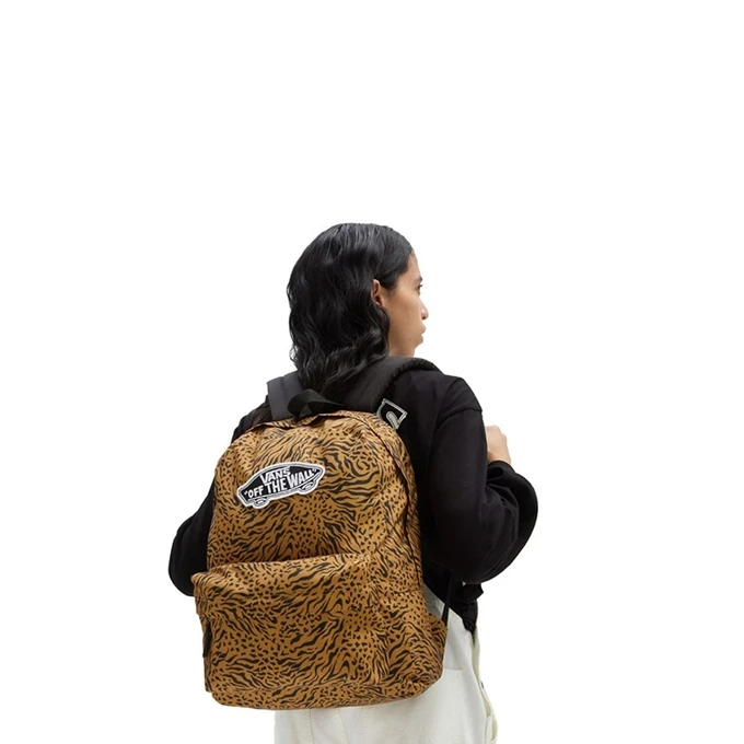 Vans Wm Realm Backpack Golden Brown/black 3 Vans Wm Realm Backpack Golden Brown/black - Afbeelding 3