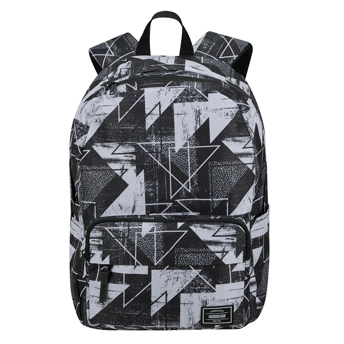 American Tourister Urban Groove UG Lifestyle Backpack Black Triangle 1 American Tourister Urban Groove UG Lifestyle Backpack Black Triangle