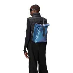 Rains Rolltop Rucksack Mini W3 Laser -Goedkope Koffert Rein Winkel image 20531