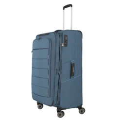 Travelite Skaii 4 Wheel Trolley L Expandable Blue 14 Travelite Skaii 4 Wheel Trolley L Expandable Blue -Goedkope Koffert Rein Winkel image 20776