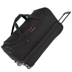 Travelite Basics Wheeled Duffle 70 Expandable Black