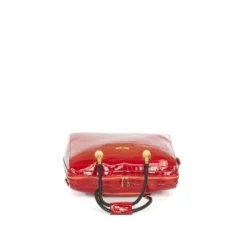 Olivia Lauren Alice Business Trolley Croco Rood -Goedkope Koffert Rein Winkel image 20957