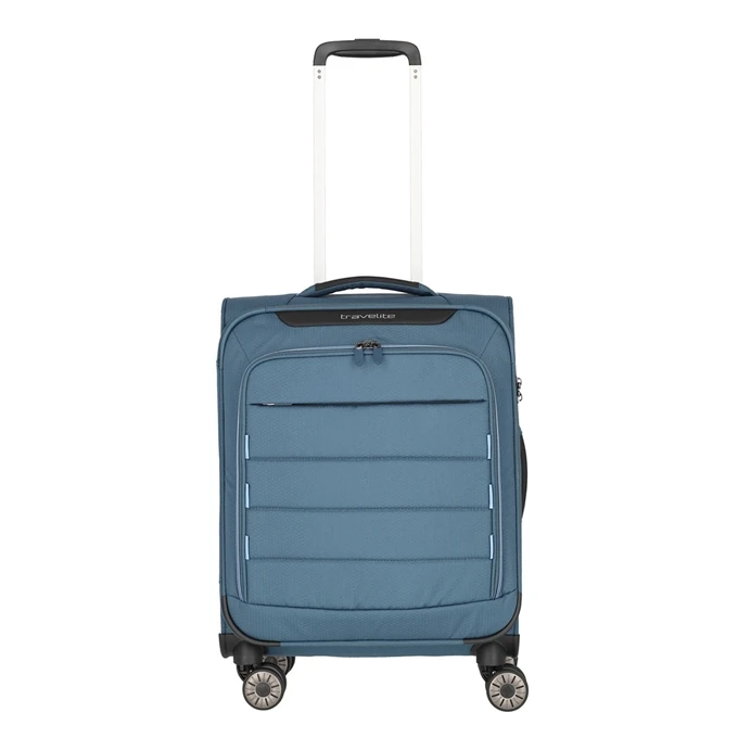 Travelite Skaii 4 Wheel Trolley S Blue 1 Travelite Skaii 4 Wheel Trolley S Blue