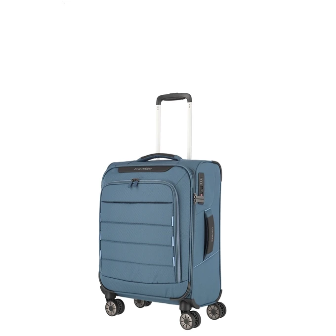 Travelite Skaii 4 Wheel Trolley S Blue 6 Travelite Skaii 4 Wheel Trolley S Blue - Afbeelding 6