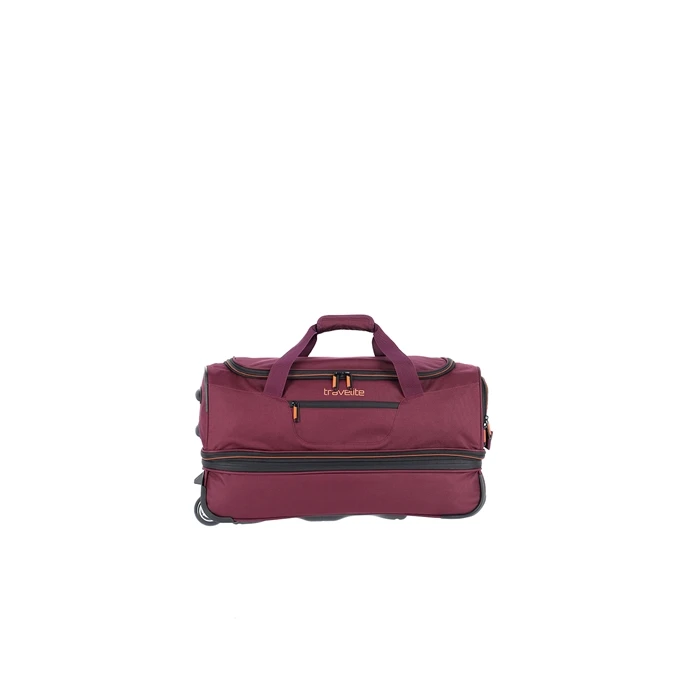 Travelite Basics Wheeled Duffle 55 Expandable Dark Red 3 Travelite Basics Wheeled Duffle 55 Expandable Dark Red - Afbeelding 3