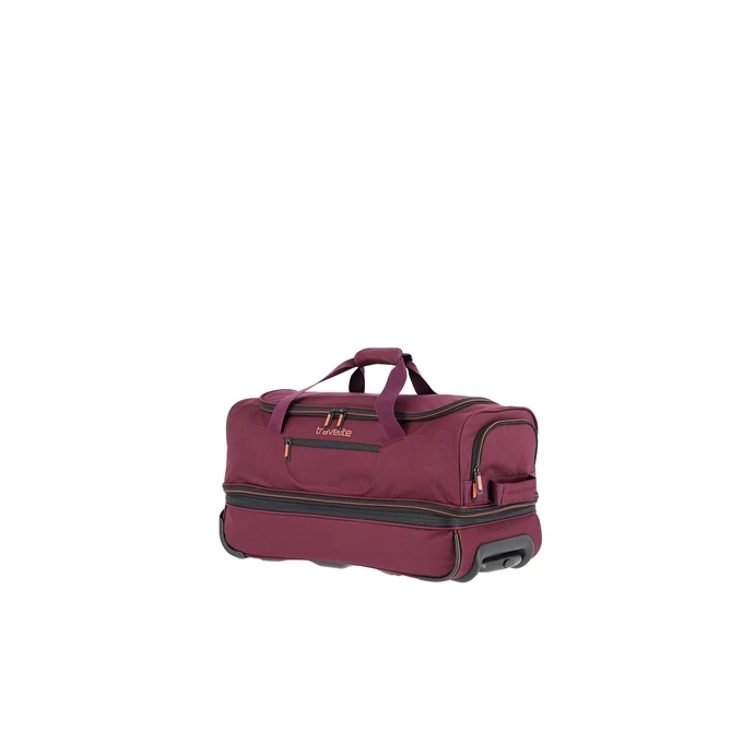 Travelite Basics Wheeled Duffle 55 Expandable Dark Red 4 Travelite Basics Wheeled Duffle 55 Expandable Dark Red - Afbeelding 4