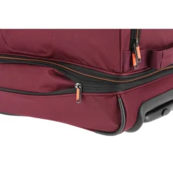 Travelite Basics Wheeled Duffle 55 Expandable Dark Red 11 Travelite Basics Wheeled Duffle 55 Expandable Dark Red -Goedkope Koffert Rein Winkel image 21092
