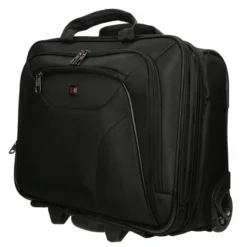 Enrico Benetti Cornell 27L Laptop Trolley 17'' Zwart -Goedkope Koffert Rein Winkel image 21169