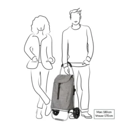 Playmarket Go Two Compact Boodschappentrolley Red -Goedkope Koffert Rein Winkel image 21267