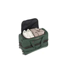 Travelite Basics Wheeled Duffle 55 Expandable Dark Green -Goedkope Koffert Rein Winkel image 21557