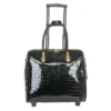 Olivia Lauren Alice Business Trolley Croco Zwart