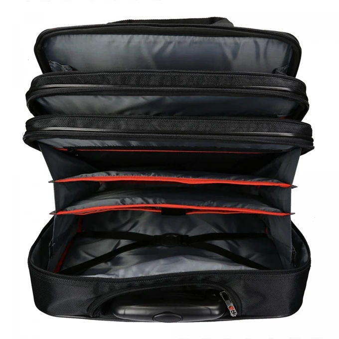 Enrico Benetti Cornell 24L Laptop Trolley 17'' Zwart 6 Enrico Benetti Cornell 24L Laptop Trolley 17'' Zwart - Afbeelding 6