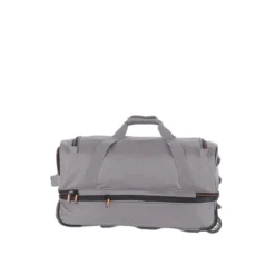 Travelite Basics Wheeled Duffle 55 Expandable Grey 17 Travelite Basics Wheeled Duffle 55 Expandable Grey -Goedkope Koffert Rein Winkel image 21880