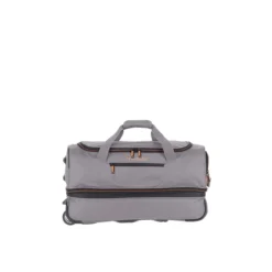 Travelite Basics Wheeled Duffle 55 Expandable Grey 19 Travelite Basics Wheeled Duffle 55 Expandable Grey -Goedkope Koffert Rein Winkel image 21882