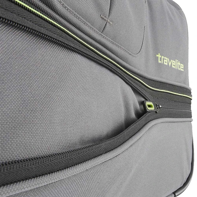 Travelite Basics Wheeled Duffle 55 Expandable Grey 14 Travelite Basics Wheeled Duffle 55 Expandable Grey - Afbeelding 14