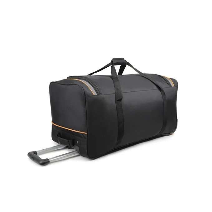 Decent Flexplus Reistas Met Wielen 78 Zwart/oranje 3 Decent Flexplus Reistas Met Wielen 78 Zwart/oranje - Afbeelding 3