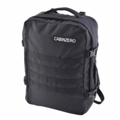 CabinZero Military 36L Lightweight Cabin Bag Absolute Black -Goedkope Koffert Rein Winkel image 3245