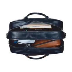 Leonhard Heyden Montreal Business Travel Bag Navy Blue -Goedkope Koffert Rein Winkel image 3740