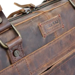 Berba Barbarossa Weekend Bag Coffee -Goedkope Koffert Rein Winkel image 3785