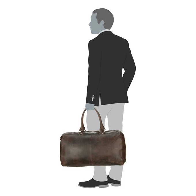 Leonhard Heyden Salisbury Travel Bag Brown 2 Leonhard Heyden Salisbury Travel Bag Brown - Afbeelding 2