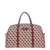 Guess Izzy Weekender Duffel Merlot Logo