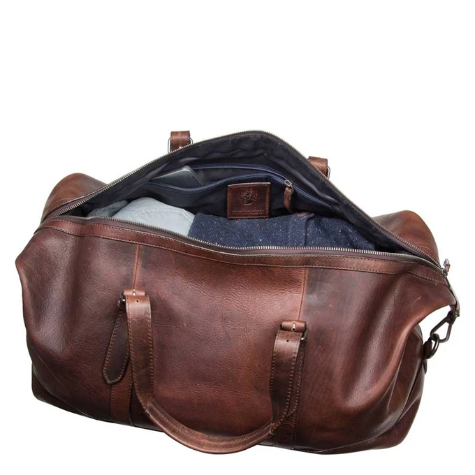 Leonhard Heyden Roma Travel Bag Dark Brown 4 Leonhard Heyden Roma Travel Bag Dark Brown - Afbeelding 4