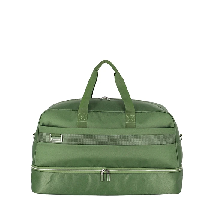 Travelite Miigo Weekender With Bottem Compartment Green 1 Travelite Miigo Weekender With Bottem Compartment Green