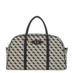 Guess Izzy Weekender Duffel Navy Logo