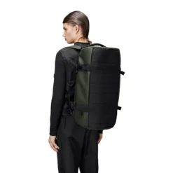 Rains Texel Duffel Bag Small W3 Green -Goedkope Koffert Rein Winkel image 551