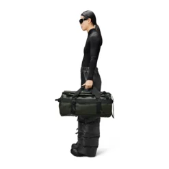 Rains Texel Duffel Bag Small W3 Green -Goedkope Koffert Rein Winkel image 552