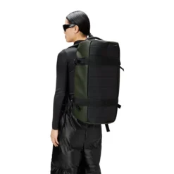 Rains Texel Duffel Bag Small W3 Green -Goedkope Koffert Rein Winkel image 553
