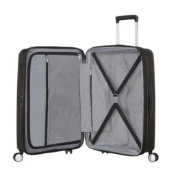 American Tourister Soundbox Spinner 67 Expandable Bass Black -Goedkope Koffert Rein Winkel image 6391