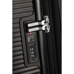 American Tourister Soundbox Spinner 67 Expandable Bass Black -Goedkope Koffert Rein Winkel image 6397