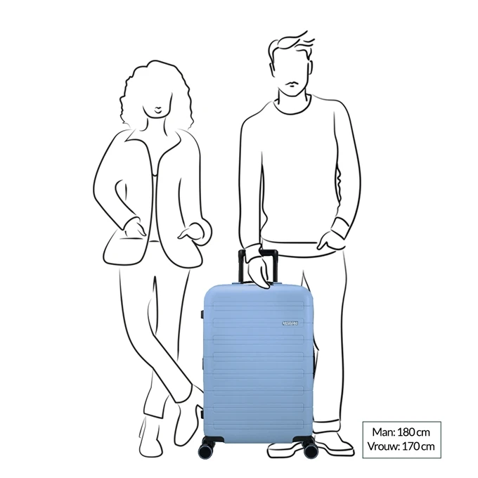 American Tourister Novastream Spinner 77 Exp Dark Slate 2 American Tourister Novastream Spinner 77 Exp Dark Slate - Afbeelding 2