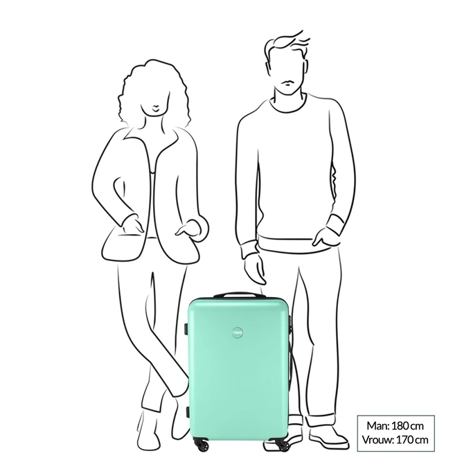 Princess Traveller PT-01 Medium Trolley Pristine Bronze 2 Princess Traveller PT-01 Medium Trolley Pristine Bronze - Afbeelding 2