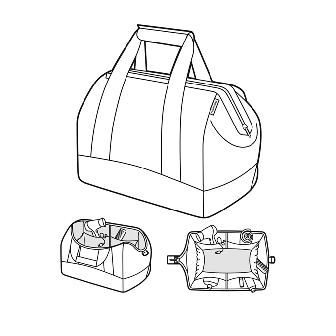 Reisenthel Travelling Allrounder M Twist Sky Rose 5 Reisenthel Travelling Allrounder M Twist Sky Rose - Afbeelding 5