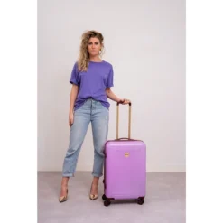 MÔSZ Lauren Trolley 66 Violet Tulle -Goedkope Koffert Rein Winkel image 6612