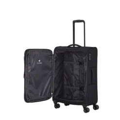 Travelite Chios 4 Wiel Trolley M Black 15 Travelite Chios 4 Wiel Trolley M Black -Goedkope Koffert Rein Winkel image 6642