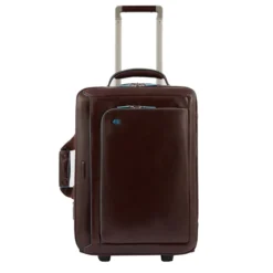 Piquadro Blue Square Cabin Trolley Brown